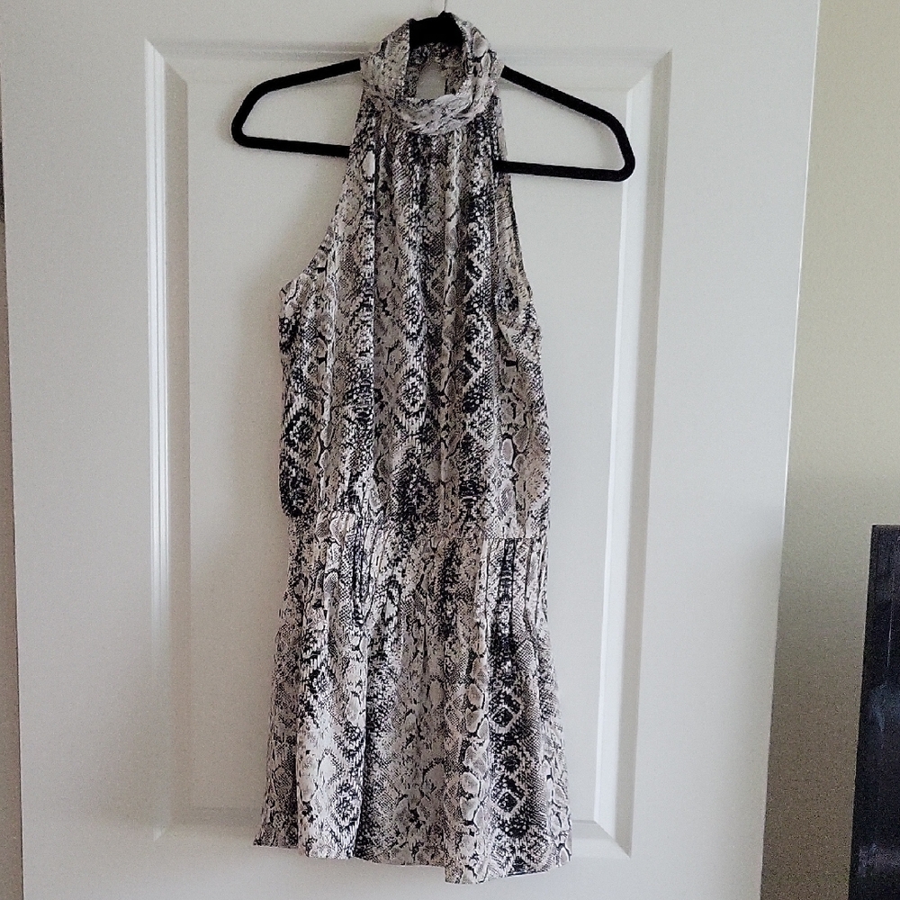 NWT DO+BE Snakeskin Patterned Dress SIZE Small